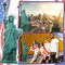 5 Ft Statue of Liberty Cardboard Stand up Cutout Independence Day Patriotic PVC Stand up Photo Props Waterproof New York City Themed Cutout for 4th of July Party Decoration